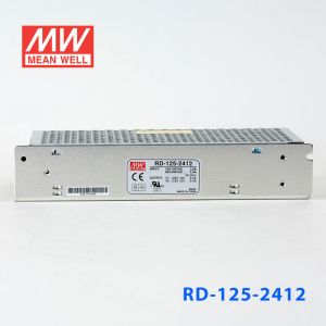 RD-125-2412明纬12V24V双路电源125W直流稳压24V3.7A+12V3.7A双组