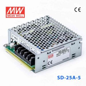 SD-25A-5  25W  9.2~18V 输入  5V 5A  输出有外壳明纬DC-DC转换电源