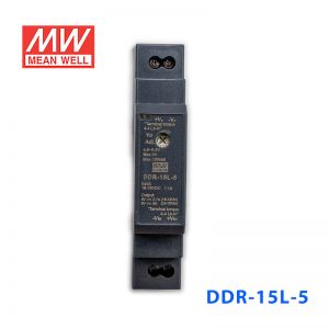 DDR-15L-5台湾明纬15W 18~75V输入5V3A输出导轨型DC-DC电源