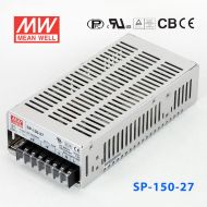 SP-150-27 150W 27V2.6A 单路输出带PFC功能明纬开关电源