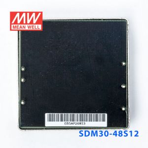 SDM30-48S12  30W  36~72V  输入  12V  稳压单路输出明纬DC-DC转换模块电源