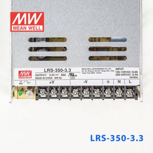 LRS-350-3.3 198W 3.3V60A输出（输入电压开关选择型)明纬超薄高性能开关电源