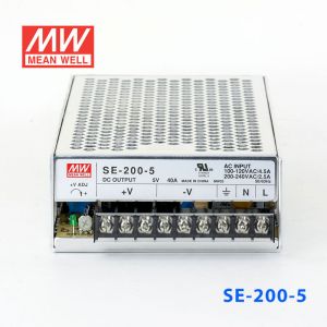 SE-200-5 200W 5V40A 单路输出明纬开关电源(SE系列)