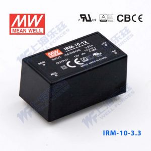 IRM-10-3.3  8W  3.3V 2.5A  单路输出高能效裸板型明纬开关电源