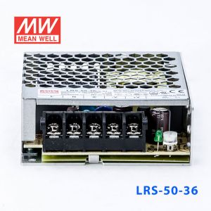 LRS-50-36 52.2W 36V 1.45A单路输出超薄型低空载损耗明纬开关电源