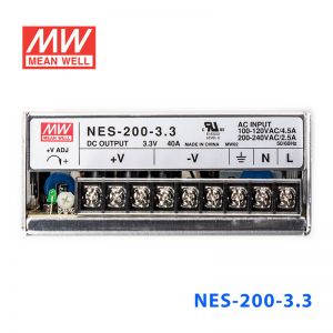 NES-200-3.3 200W 3.3V40A 单路输出经济型明纬开关电源(NE系列)