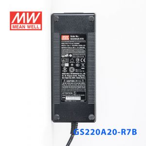 GS220A20-R7B 220W 20V11A 输出绿色能源明纬电源适配器(三线插口)