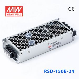 RSD-150B-24  150W  14.4~33.6V 输入 24V 6.3A  输出铁道专用明纬DC-DC转换电源 