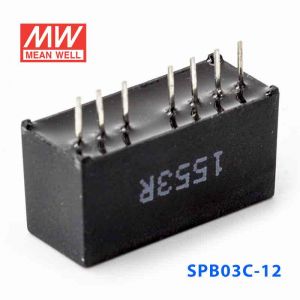 SPB03C-12  3W  36~72V  输入 12V  稳压单路输出明纬DC-DC转换模块电源