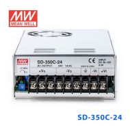 SD-350C-24  350W  36~72V  输入  24V  14.6A   输出有外壳明纬DC-DC转换电源