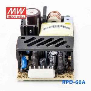 RPD-60A  60W  +5V 5.5A +12V 2.2A  双路输出微漏电低空载损耗小尺寸医用无外壳明纬开关电源