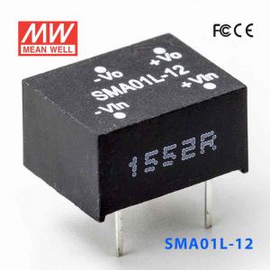 SMA01L-12  1W  5V-12V  非稳压单路输出明纬DC-DC转换模块电源