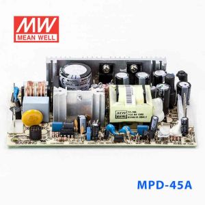 MPD-45A  45W +5V 5A +12V 2.5A  双路输出微漏电医用无外壳明纬开关电源