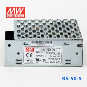 RS-50-5 50W 5V10A 单路输出明纬开关电源(G3系列-高性能内置有外壳) 