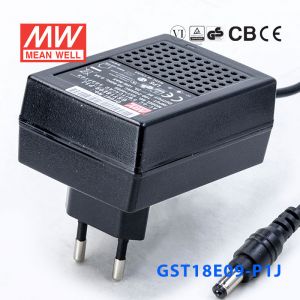 GST18E09-P1J 18W 9V2A高效能低空载损耗绿色节能欧规适配器