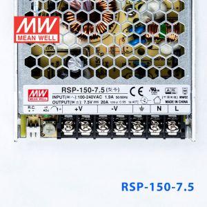 RSP-150-7.5 150W 7.5V20A单路输出低厚度带功率因素校正CCC认证明纬开关电源