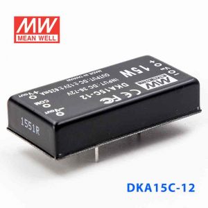 DKA15C-12  15W 36~72V  输入 ±12V 稳压双路输出明纬DC-DC转换模块电源