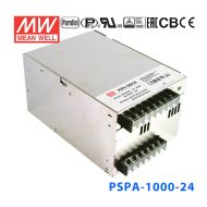 PSPA-1000-12明纬960W 90~264V输入 12V80A输出具有PFC和并联功能