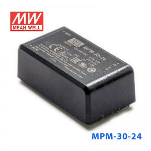 MPM-30-24台湾明纬31.2W 80~264V输入 24V1.3A输出医疗基板型电源