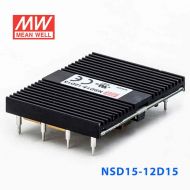 NSD15-12D15  15W  9.4~36V  输入 ±15V  稳压双路输出板上型明纬DC-DC变换电源