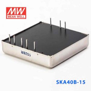 SKA40B-15  40W  18~36V  输入 15V 2.67A  稳压单路输出明纬DC-DC转换模块电源