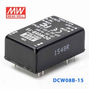 DCW08B-15  8W  18~36V  输入  ±15V  稳压双路输出明纬DC-DC转换模块电源