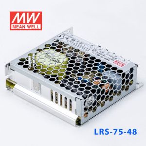 LRS-75-48 76.8W 48V1.6A单路输出超薄型低空载损耗明纬开关电源