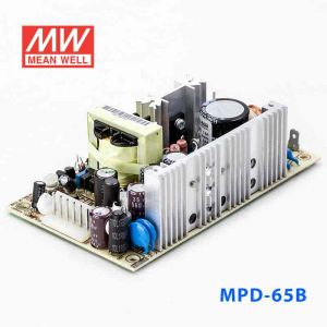 MPD-65B  65W +5V 6A +24V 2.6A  双路输出微漏电医用无外壳明纬开关电源