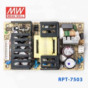 RPT-7503  75W +3.3V 7A +5V 8A +12V 1.5A  三路输出绿色明纬医用无外壳电源