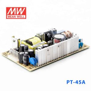 PT-45A  45W +5V 5A +12V 2.5A -5V 0.5A  三路输出无外壳PCB板明纬开关电源