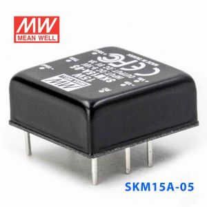 SKM15A-05  15W  9~18V  输入  5V 3A 单路稳压输出明纬DC-DC转换模块电源