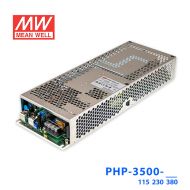 PHP-3500-115+HS-656台湾明纬传导冷却型带PFC功能电源115V26.3A输出90~264V输入(3500W左右）