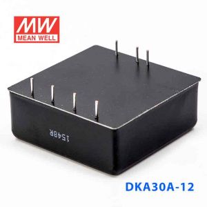 DKA30A-12  30W  9~18V  输入  ±12V  双路输出明纬DC-DC转换模块电源