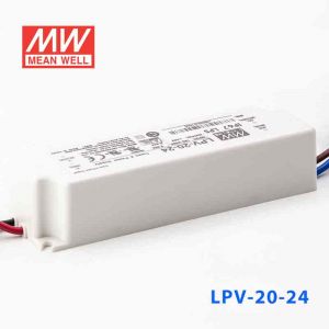 LPV-20-24    20W    24V   0.84A 明纬牌恒压输出IP67防水塑壳LED照明电源