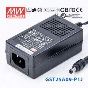 GST25A09-P1J 25W 9V2.55A高效能低空载损耗绿色节能桌上型适配器