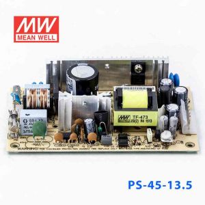 PS-45-13.5  45W  13.5V 3.3A  单路输出无外壳PCB板明纬开关电源