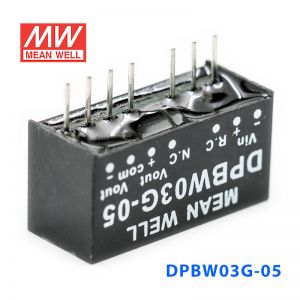 DPBW03G-05 3W 18~75V 转 ±5V 0.6A 稳压双路输出DC-DC模块电源