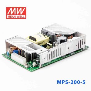 MPS-200-5 200W 5V40A 输出微漏电带PFC医用无外壳明纬开关电源