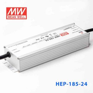 HEP-185-24   185W 24V 7.8A无风扇全密封IP68防护高效率明纬电源