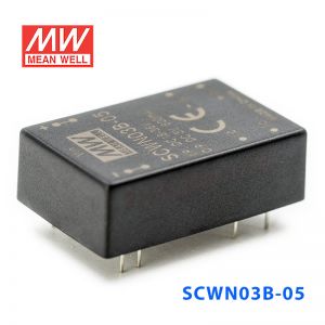 SCWN03B-05 3W 18～36V 转 5V 0.6A 非稳压单路输出DC-DC模块电源