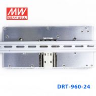 DRT-960-24 960W 24V40A 输出带PFC功能三相输入DIN导轨安装明纬电源