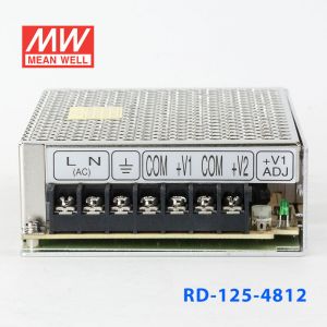 RD-125-4812台湾明纬12V48V双路电源125W直流稳压48V2.3A+12V2.3A