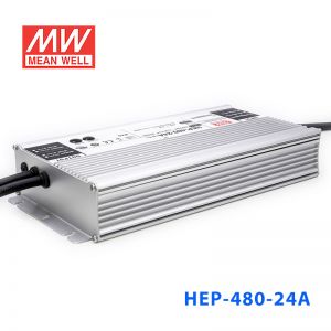 HEP-480-24A 480W24V20A无风扇全密封高效率明纬电源