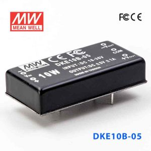 DKE10B-05  10W  18~36V  输入  ±5V  双路输出明纬DC-DC转换模块电源