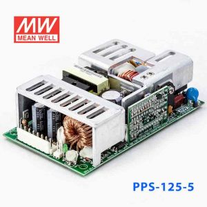 PPS-125-5  100W  5V 20A  单路输出带PFC功能无外壳PCB板明纬开关电源