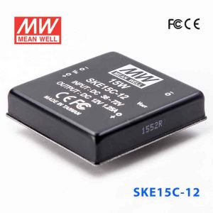 SKE15C-12  15W  36~72V  输入  12V  单路输出明纬DC-DC转换模块电源