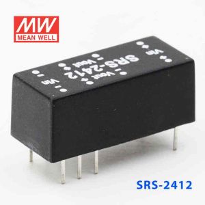 SRS-2412  0.5W  24V-12V  稳压单组输出明纬DC-DC转换模块电源