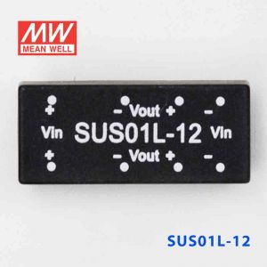 SUS01L-12  1W  5V-12V 非稳压单组输出明纬DC-DC转换模块电源