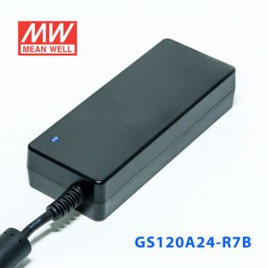 GS120A24-R7B 120W 24V5A 输出绿色能源明纬电源适配器(三线插口)