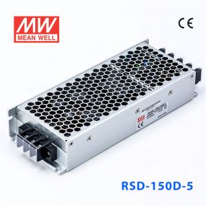 RSD-150D-5  150W  57.6~154V 输入  5V 30A  输出铁道专用明纬DC-DC转换电源 